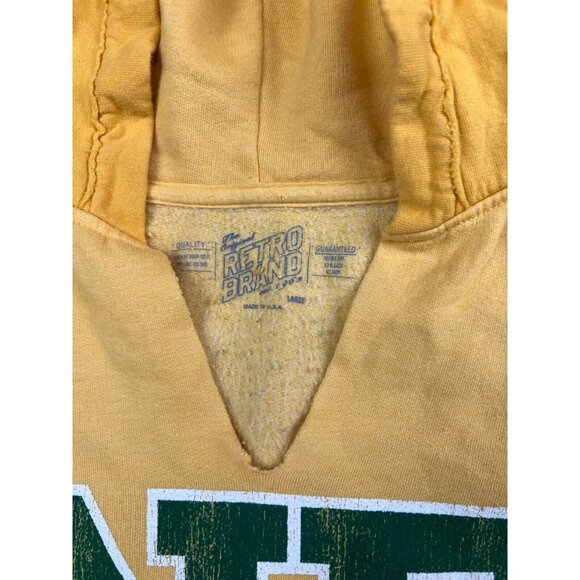 The Retro Brand North Dakota State University Hoodie Adult Large Yellow Bison - Picture 2 of 7